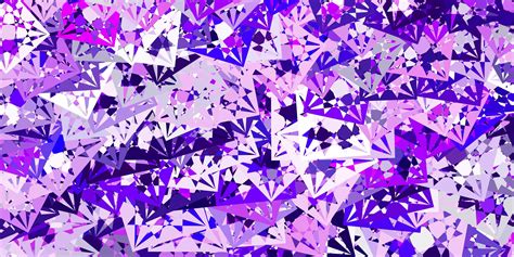 Light Purple Vector Layout With Triangle Forms 2961573 Vector Art At