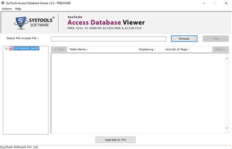 Free Ms Access Database Viewer Tool To Open And Read Mdb