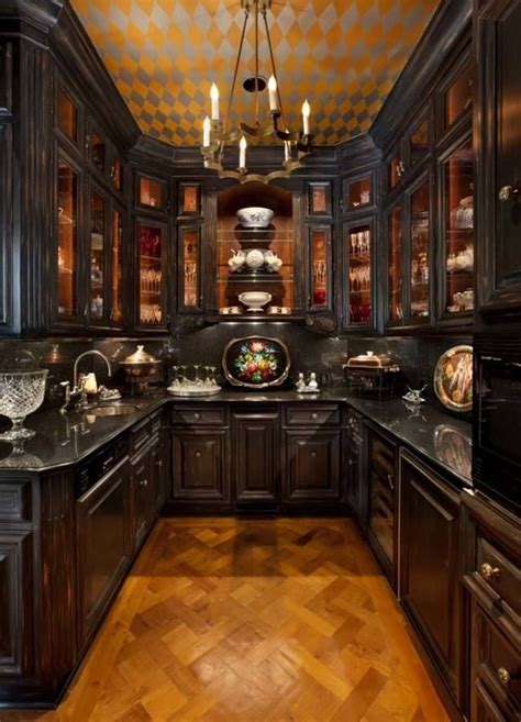 43 Dramatic Black Kitchens That Make A Bold Statement Gothic Kitchen