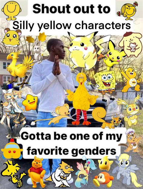 Shout Out To Silly Yellow Characters Gotta Be One Of My Favorite