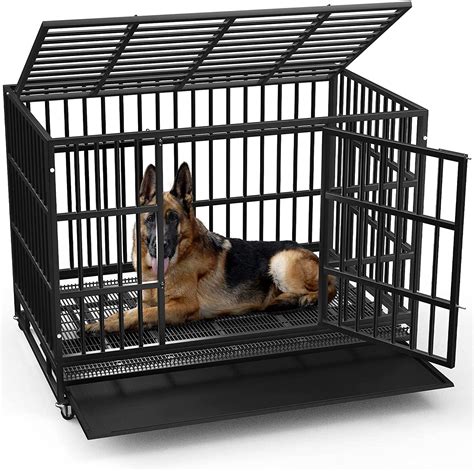 Vitesse Heavy Duty Indestructible High Anxiety Dog Crate Cage For