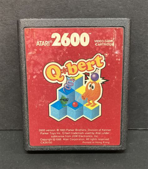 Qbert Atari Atari 2600 1988 For Sale Online Ebay