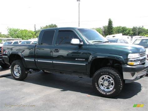 2001 Chevrolet Silverado 2500hd Ls Extended Cab 4x4 In Forest Green