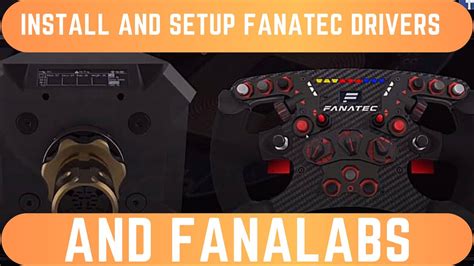 How To Update And Install Fanatec Drivers And Fanalabs Youtube