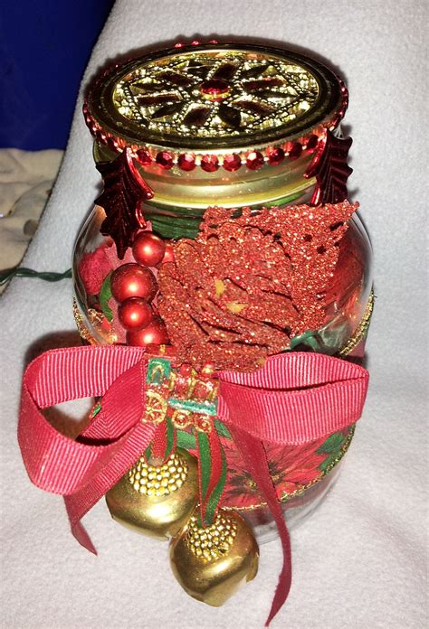 Holiday Decorative Lighted Potpourri Craft Jar Jar Crafts Diy Crafts