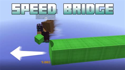 How To Speed Bridge In Minecraft Youtube