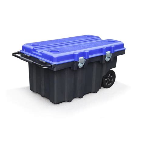 Shop Kobalt 50 Gallon 24 In Black Plastic Tool Chest With Wheels At