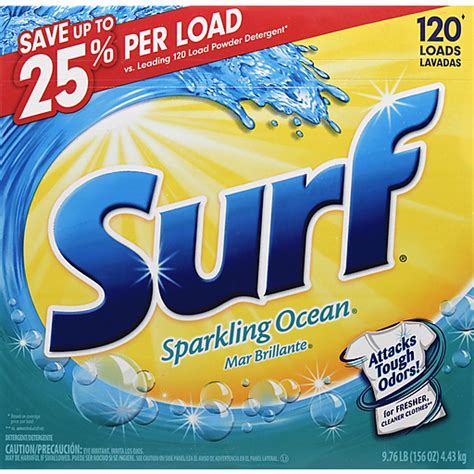 Surf Sparkling Ocean Powder Laundry Detergent 156 Oz Box Northgate