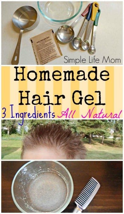 Check spelling or type a new query. Homemade Natural Hair Gel Recipe | Simple Life Mom
