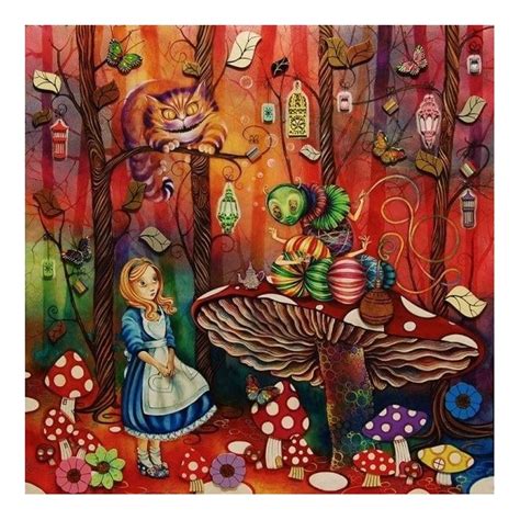 Alice Meets The Caterpillar By Kerry Darlington