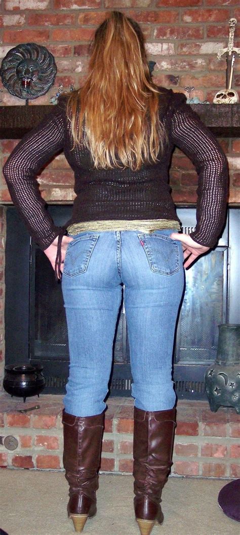 Woman In Levis Jeans Before A Good Spanking Visit My Girls In
