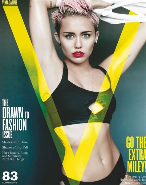 Miley Cyrus Gets Racy In V Magazine Spread Directlyrics