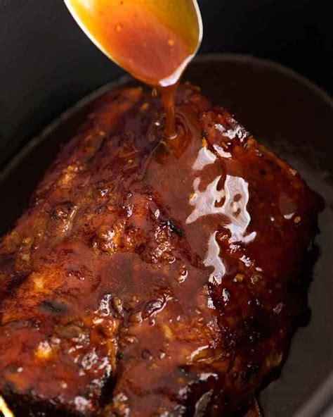 Part of the thin tail end of the tenderloin may separate as it is trimmed. Slow Cooker Pork Loin Roast | RecipeTin Eats