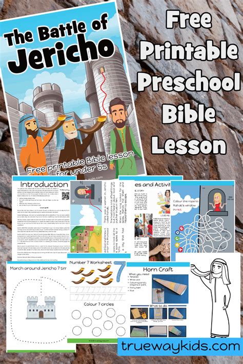 Here Is A Free Printable Bible Lesson On The Battle Of Jericho Learn