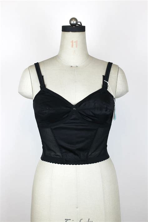1960 s vintage maidenform black satin bra vintage … gem