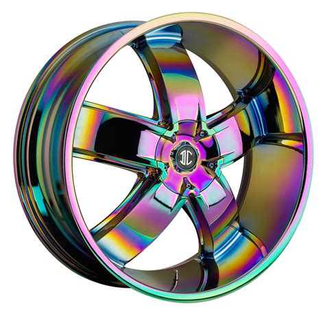 2 Crave No 18 In Their New Rainbow Finish Crazy Rims For Cars