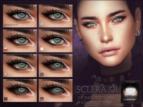 The Sims Resource Sclera 01 Different Categories Makeup Cc Zombie