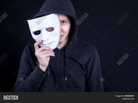 Mystery Man Holding Image And Photo Free Trial Bigstock
