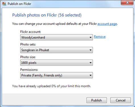 How To Publish Photos To Flickr From Windows Live Photo Gallery Dummies