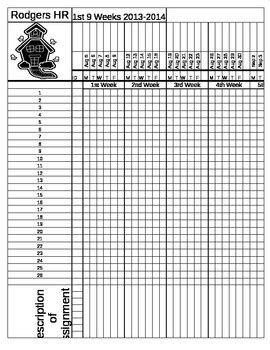 gradebook sheets editable  leigh rodgers tpt