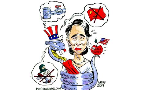 Myanmar Political Cartoon By Carlos Latuff For Mintpress News