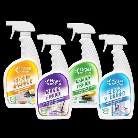 Natural Cleaning Starter Kit Includes Window Cleaner Degreaser All