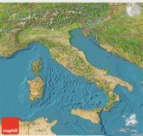 To learn more about each landsat satellite, sensors, bands. Satellite Map Of Italy | Time Zones Map