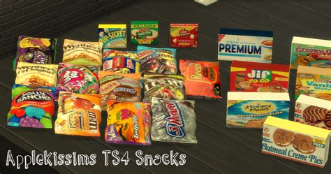 Sims 4 Cc Snack Clutter Images And Photos Finder