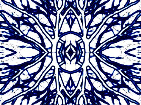 Abstract Study In Blue And White Digital Art By Ann Powell