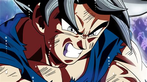 Download 2048x1152 Wallpaper Goku Angry Face Anime Dragon Ball Super