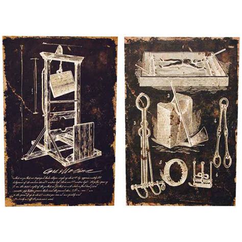 Canvas Prints Torture Devices Collection — Shimmer And Confetti