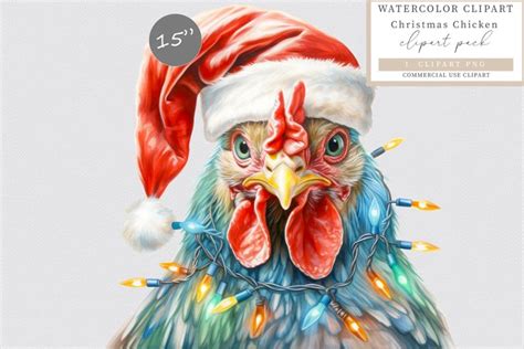 Christmas Chicken Clipart Chicken Clipart Tangle 2816731