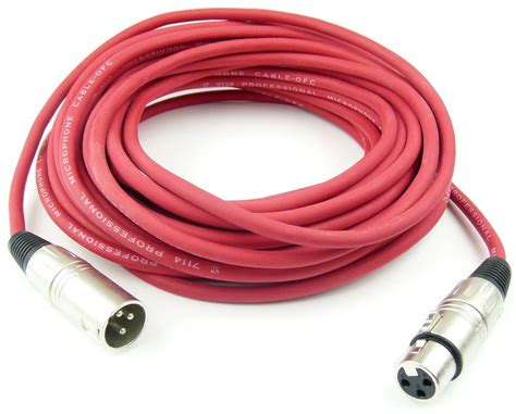 X M Mikrofonkabel ROT XLR Male Auf Female DMX Mikrofon Kabel Adam Hall EBay