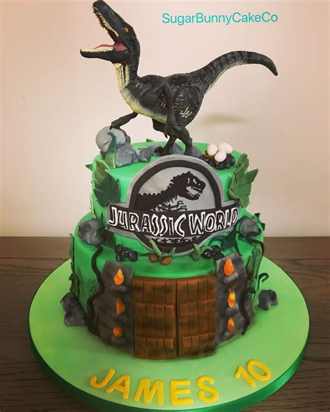 Jurassic World Cake Dinosaur Fiesta De Cumpleaños De Dinosaurio