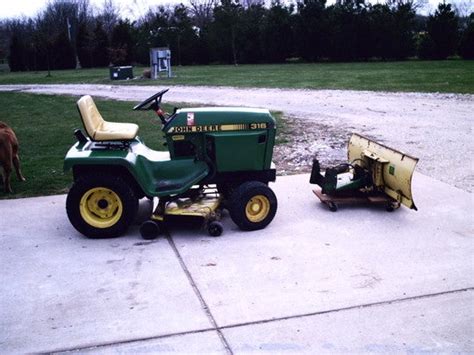 John Deere 316 Garden Tractor Lawn Care Forum