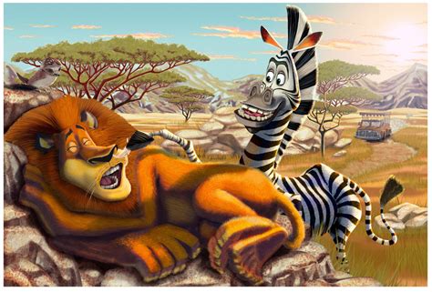 Бен стиллер, крис рок, дэвид швиммер и др. Madagascar 2 tryout by SavarkDicupe on DeviantArt