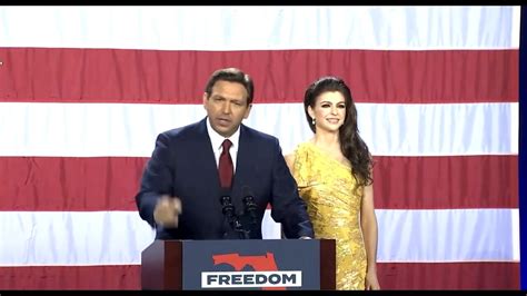 Ron Desantis Victory Speech 11 8 22 A Win For The Ages