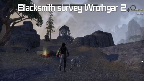 Blacksmith Survey Wrothgar Location Eso Youtube
