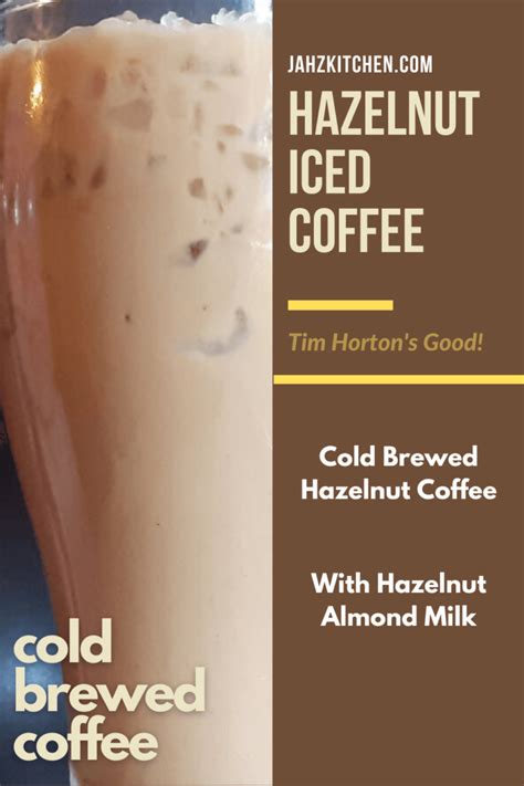 Hazelnut Iced Coffee JAHZKITCHEN