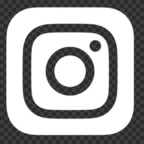 Instagram Logo Transparent White