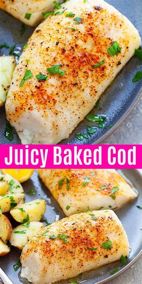Baked Cod Loin Recipe Baked Cod Fillets On White Bean And Cherry