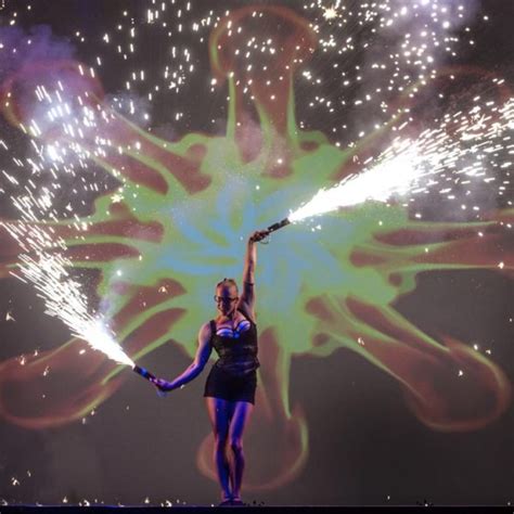 Amazing Light Show Performers Spark Fire Dance Entertainment Companies