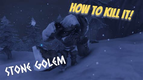 Valheim How To Kill Stone Golems Easily Youtube