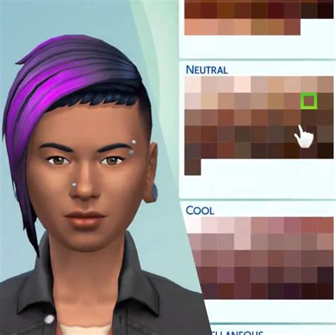 Sims 4 Skin Tone Colors