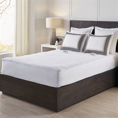 Wake up refreshed after uninterrupted sleep with cozy walmart mattress pads options. Serta Sherpa Electric Heated Mattress pad with ...