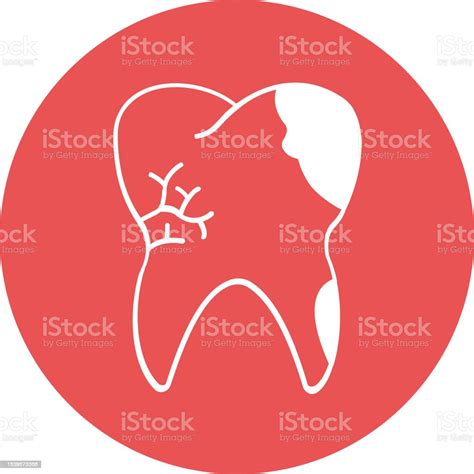 Tooth Gum Vector Icon With Trendy Background Colors That Can Easily