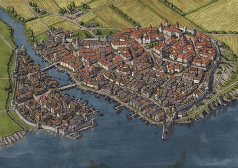City Map By On Deviantart With