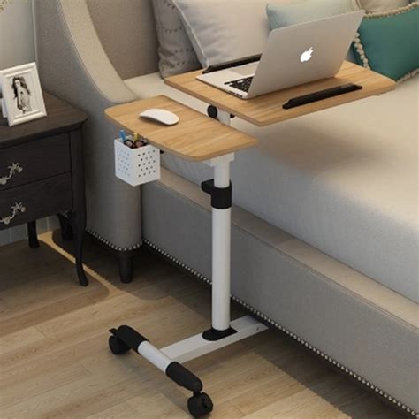Switch the desk by hand and lock it with the handle from a sitting or standing position. Foldable Computer Table Adjustable Portable Laptop Desk ...