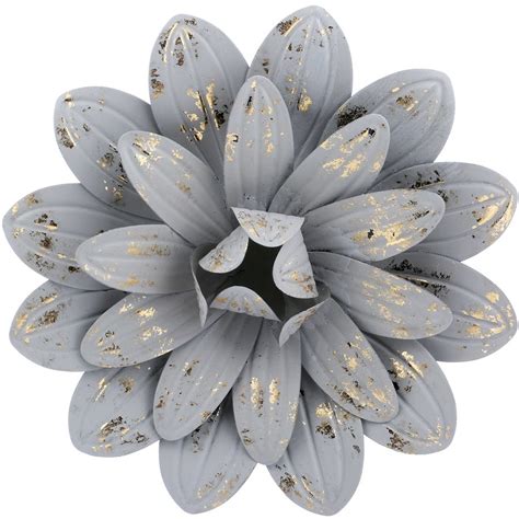 House And Home Large Distressed Metal Flower Wall Art Big W