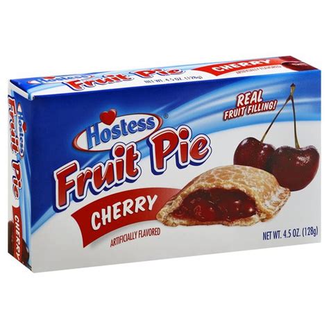 A twinkie is an american snack cake, described as golden sponge cake with a creamy filling. Hostess Cherry Fruit Pie Single Serve (4.5 oz) from Smart & Final - Instacart